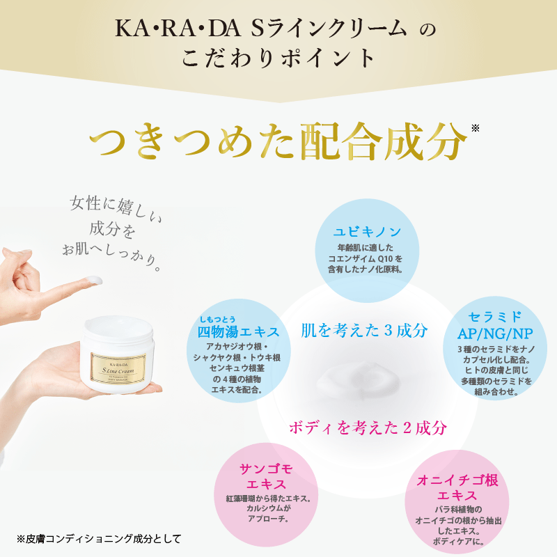KA・RA・DA Sラインクリーム (1個250g) - KA·RA·DA MARCHÉ744264