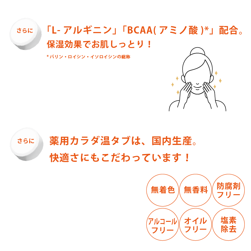 薬用 カラダ 温タブ モイスチャー - KA·RA·DA MARCHÉ744357