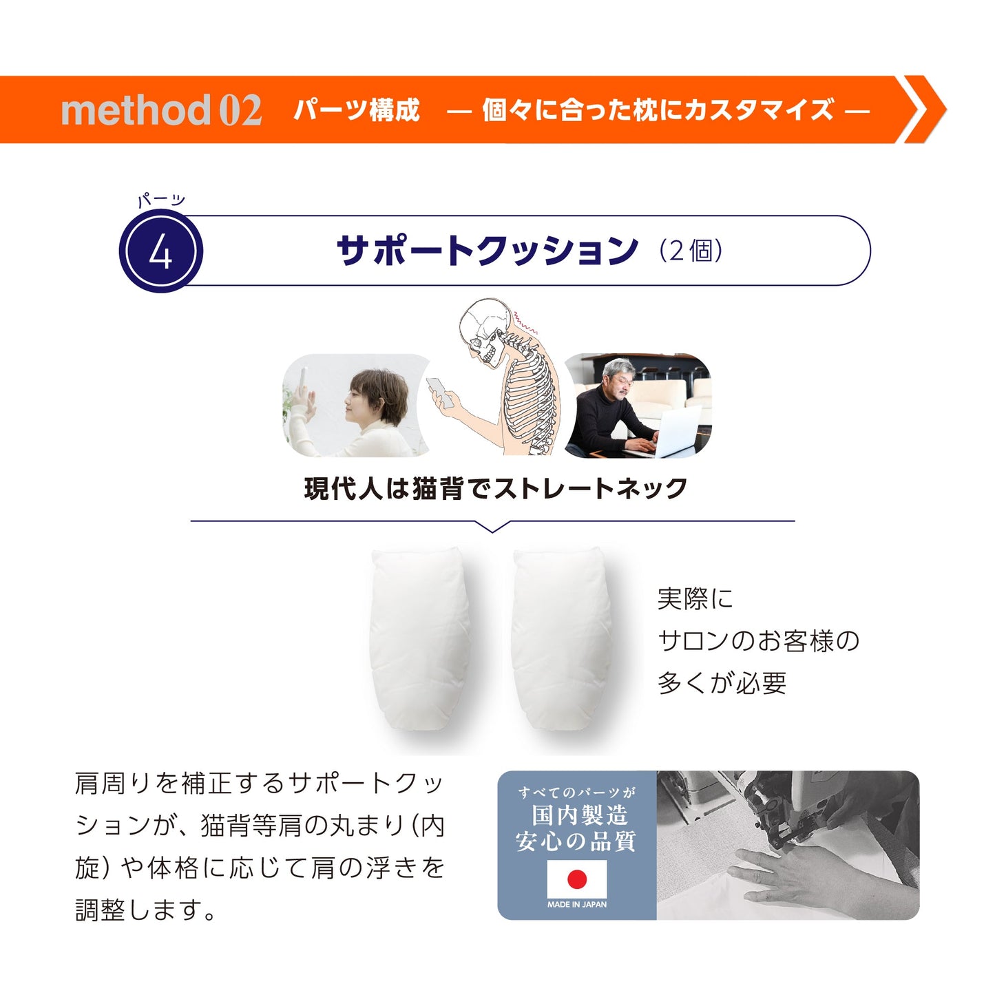 寝ながら骨格サポートまくらトリプルフィット - KA·RA·DA MARCHÉ744383