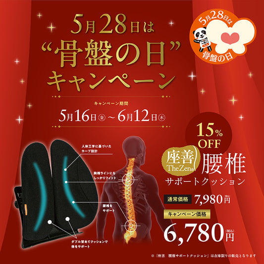 「座善(The Zen) 」腰椎サポートクッション