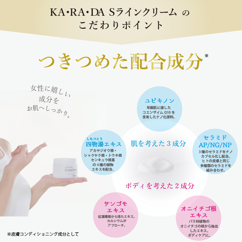 KA・RA・DA Sラインクリーム(1個200g) – KA·RA·DA MARCHÉ
